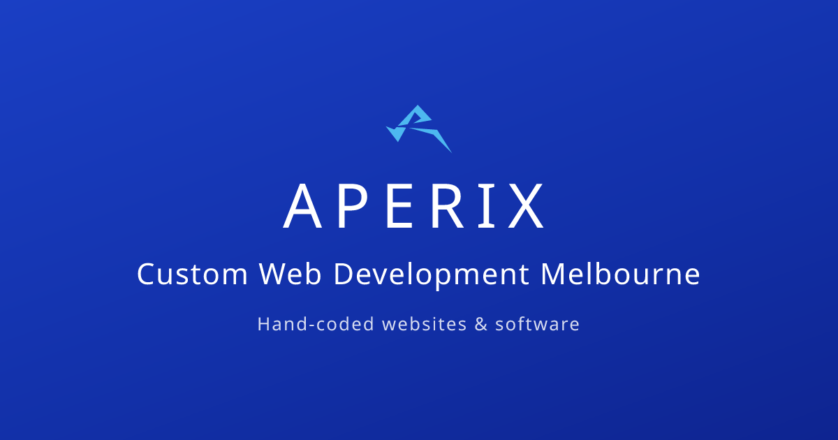 Aperix Studio | Custom Web Development Melbourne